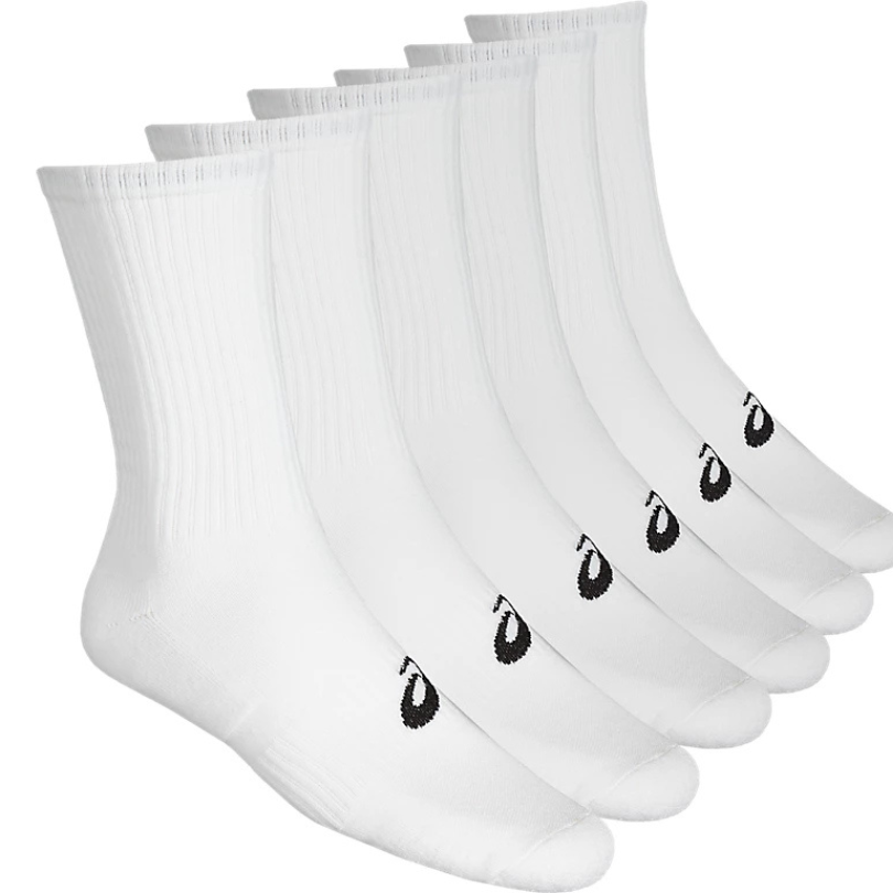 Chaussettes Asics Crew Longues - Blanc (Pack de 3)