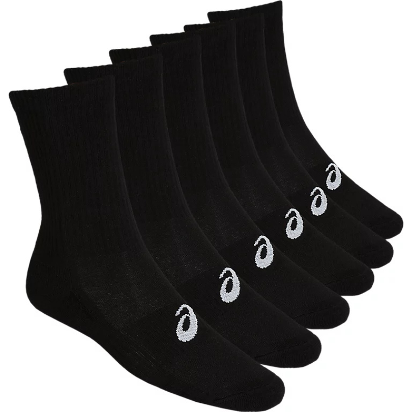 Chaussettes Asics Crew Longues - Noir (Pack de 3)